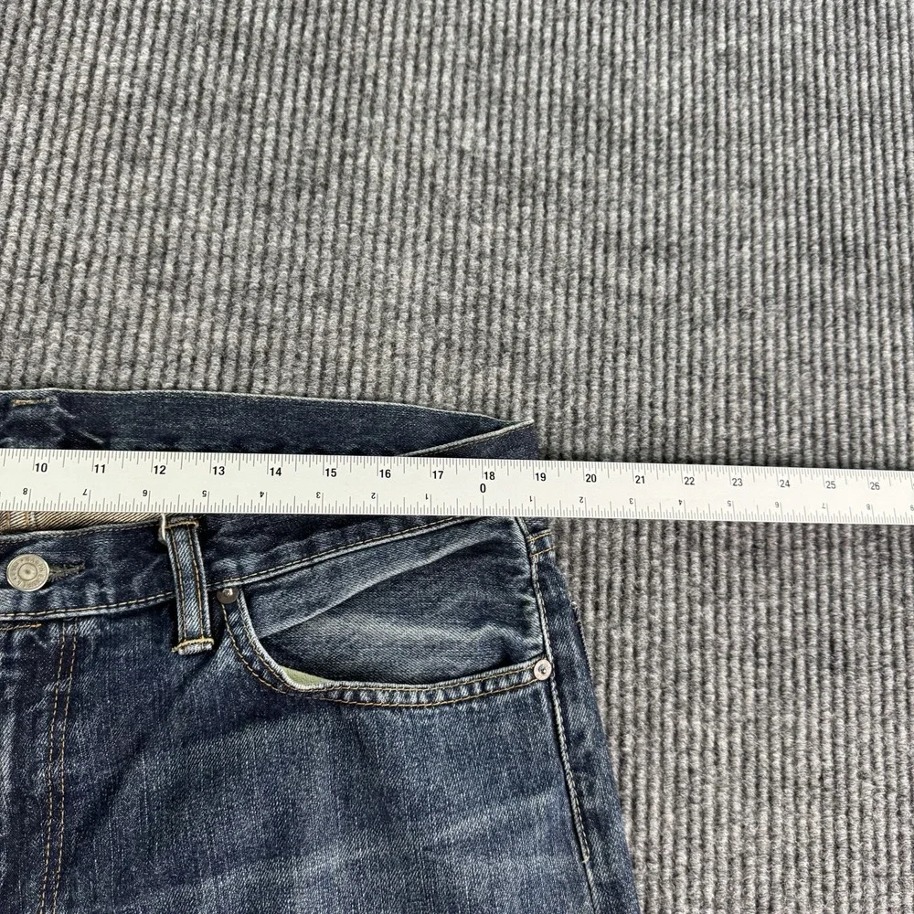 Polo Ralph Lauren Jeans Men 36x32 Antique Indigo Blue 100% Cotton Denim